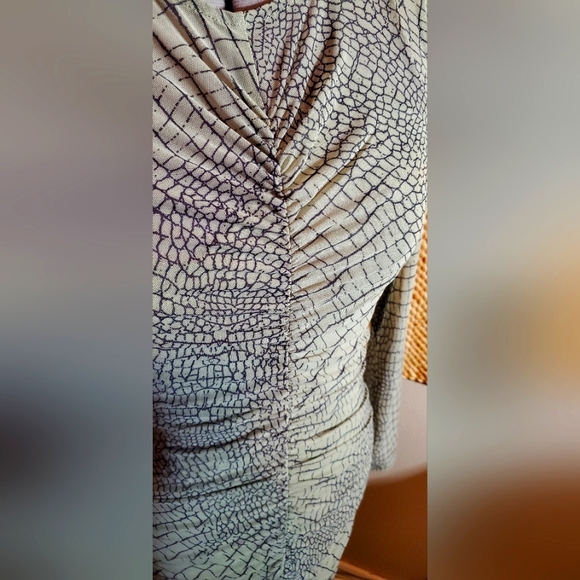 Guess Ruched Mesh midi dress - Picture 2 of 4